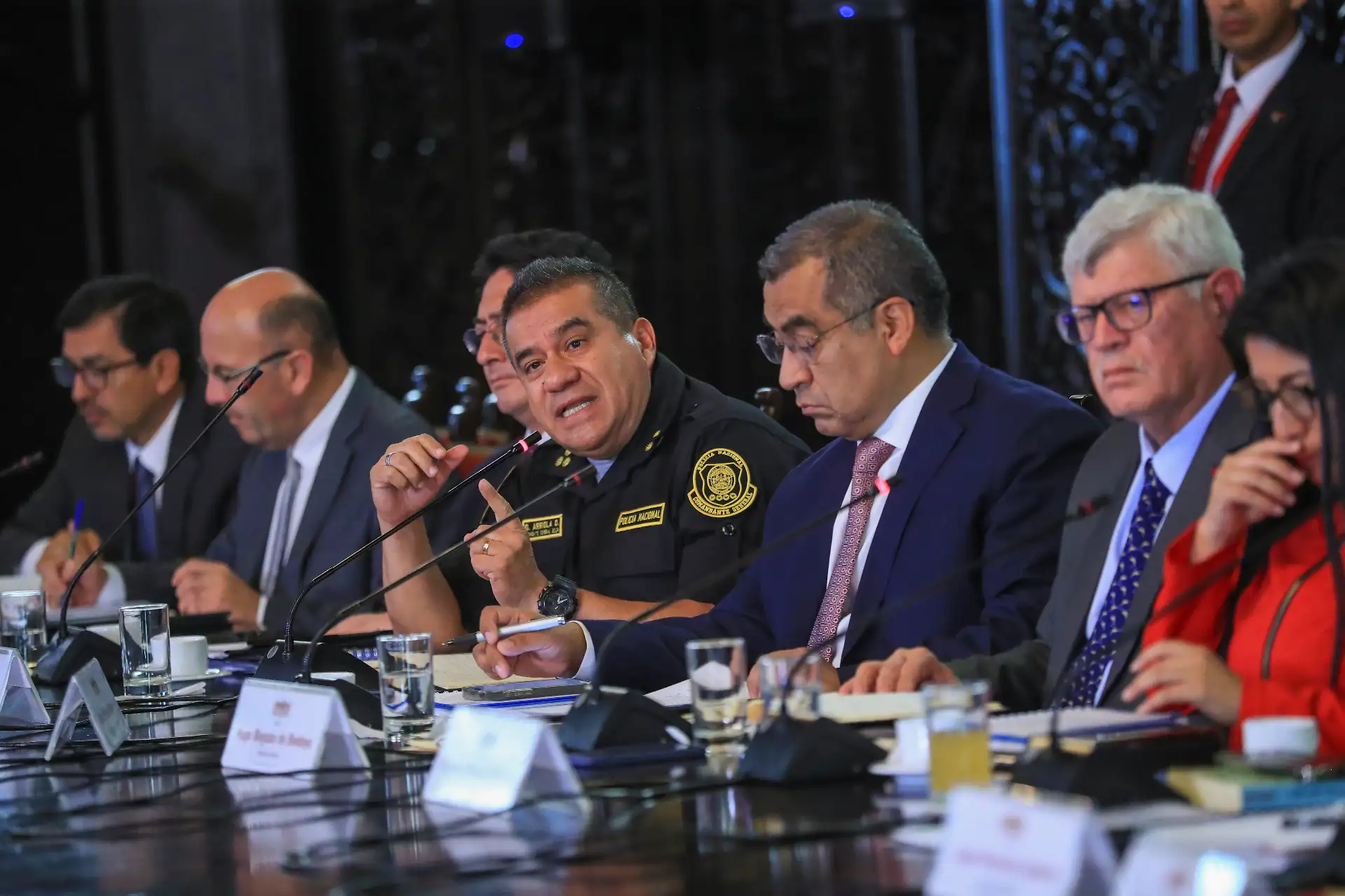 Presidente José María Balcázar lideró reunión de trabajo con representantes de los distintos gremios de transporte. Foto: ANDINA/Prensa Presidencia