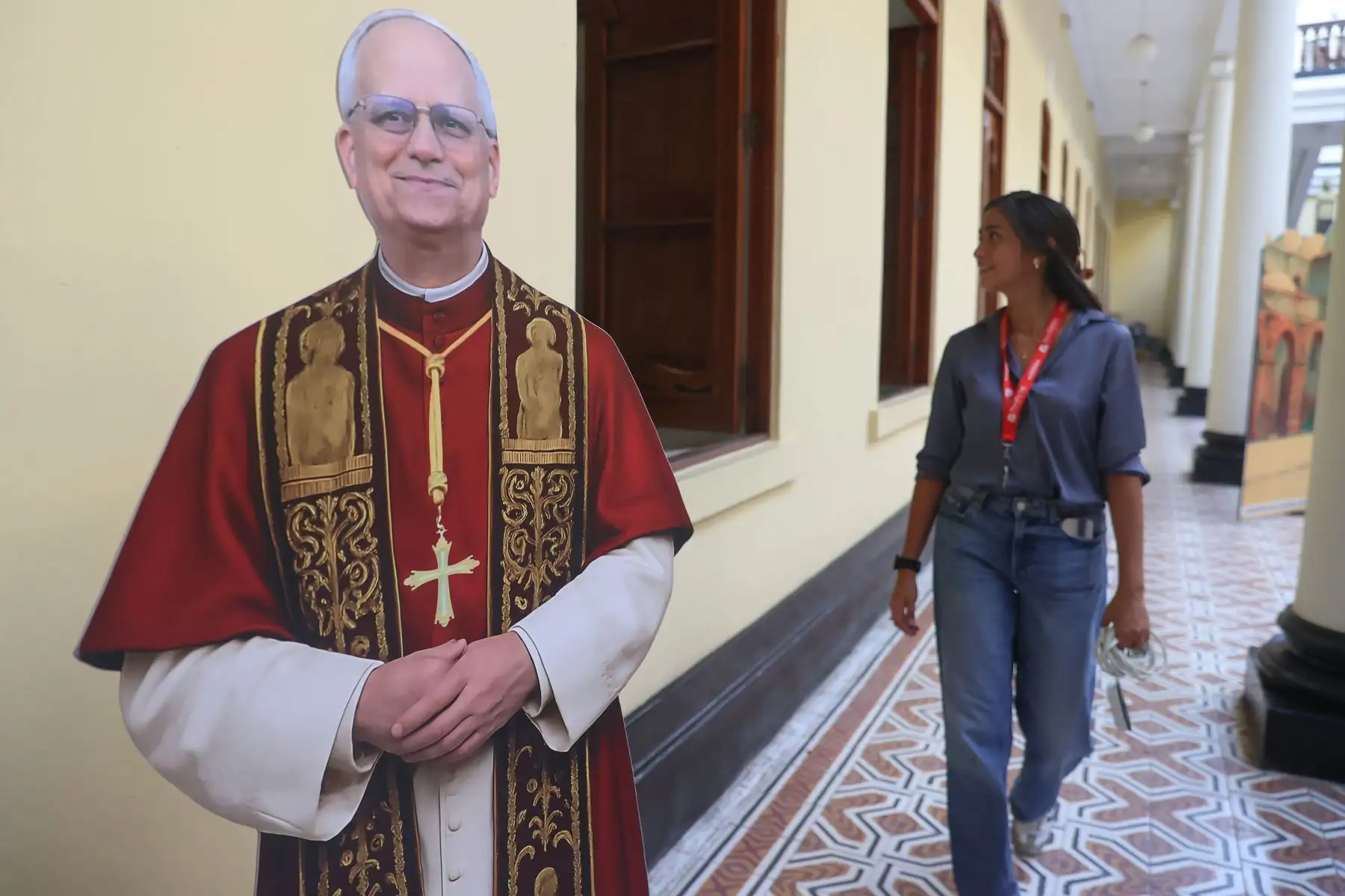 La figura del papa León XIV está presente en Chiclayo donde se ha implementando una ruta turística por los lugares donde Robert Prevost realizó su labor eucarística como obispo. ANDINA/Melina Mejía