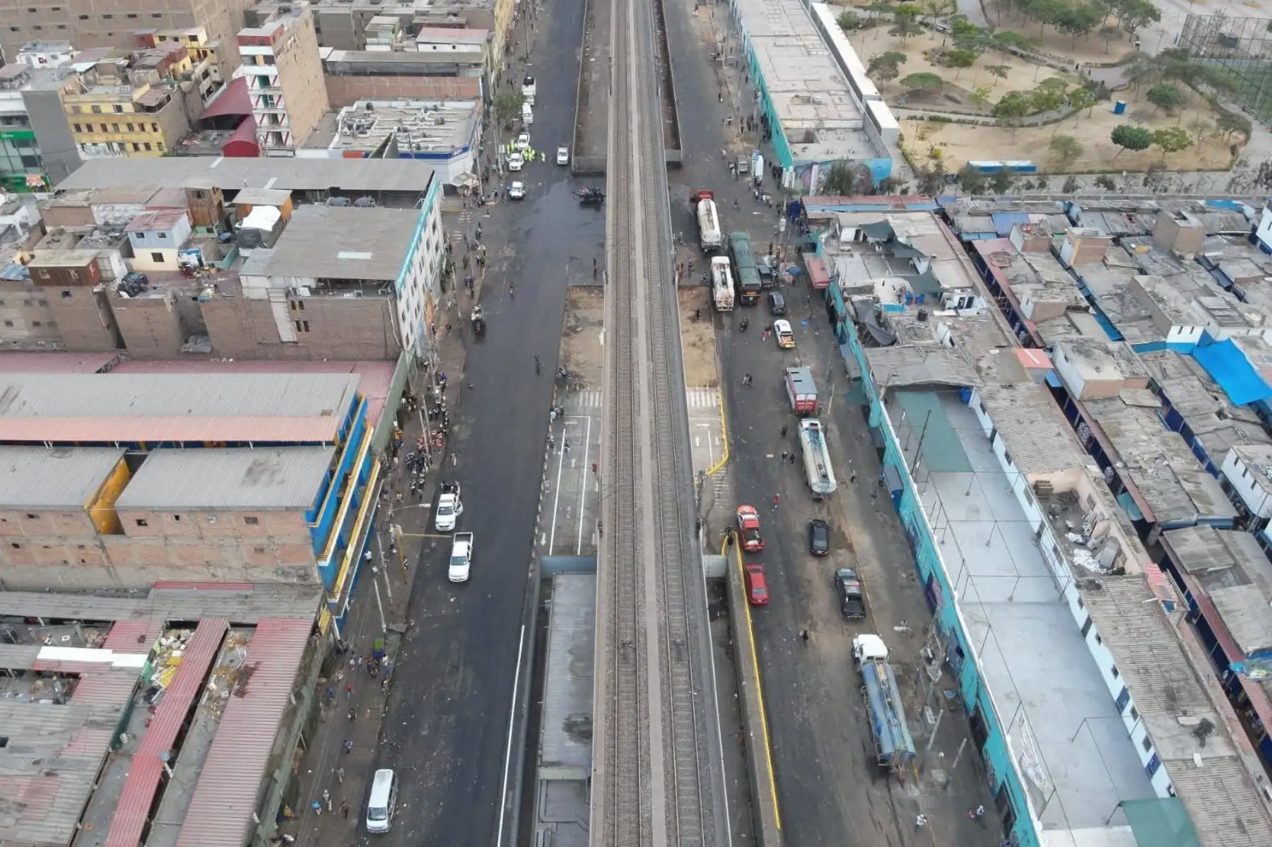 MML recupera espacios públicos en 8 cuadras de la av. Aviación en La Victoria. Foto: ANDINA/Difusión.