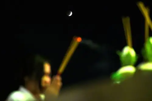 Un eclipse lunar total dejó una 