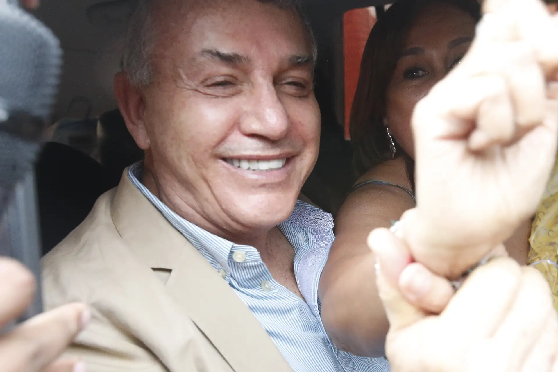 Daniel Urresti abandona el penal Virgen de la Merced de Chorrillos tras fallo favorable del TC.
Foto: ANDINA/Eddy Ramos