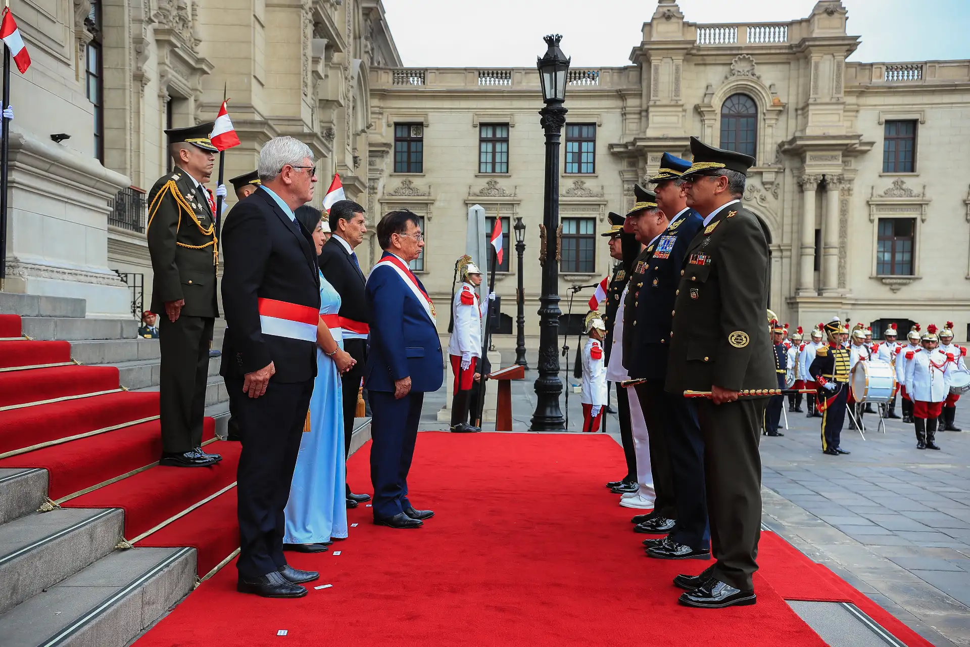 Ceremonia de reconocimiento del señor presidente de la república del Perú, como Jefe Supremo de las Fuerzas Armadas y Policía Nacional del Perú.
Foto: ANDINA/Prensa Presidencia