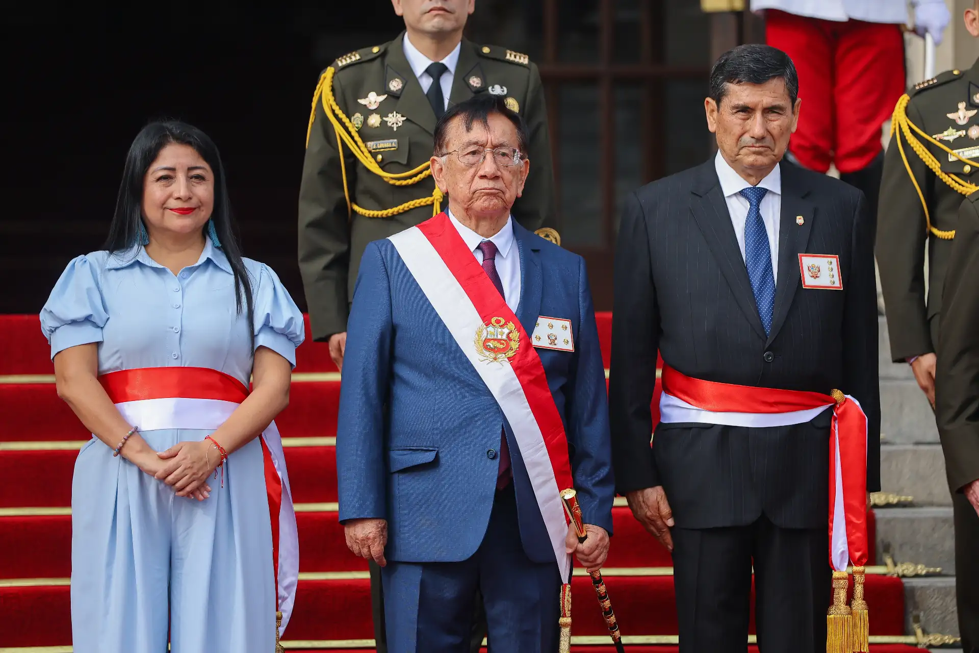 Ceremonia de reconocimiento del señor presidente de la república del Perú, como Jefe Supremo de las Fuerzas Armadas y Policía Nacional del Perú.
Foto: ANDINA/Prensa Presidencia