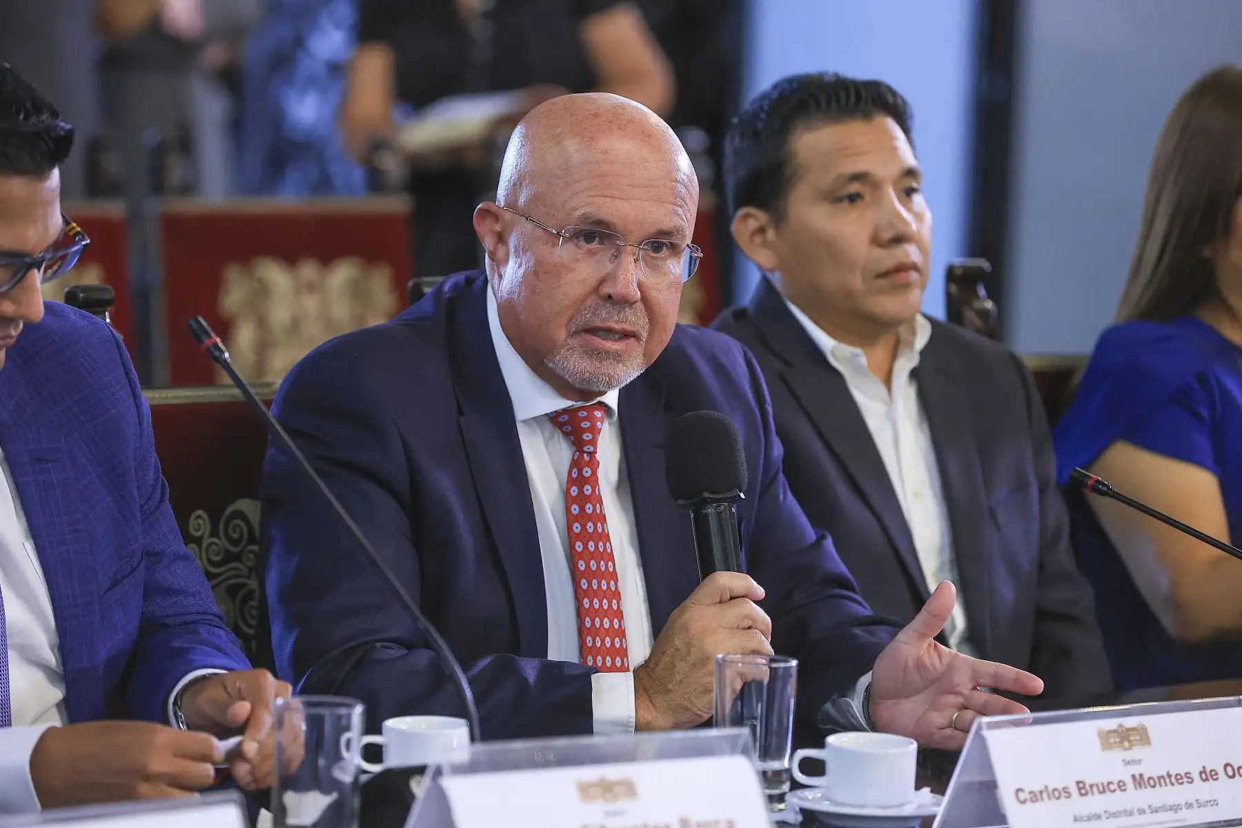 El presidente José María Balcázar lideró una reunión de trabajo con los alcaldes de Lima Metropolitana. Foto: ANDINA/ Prensa Presidencia