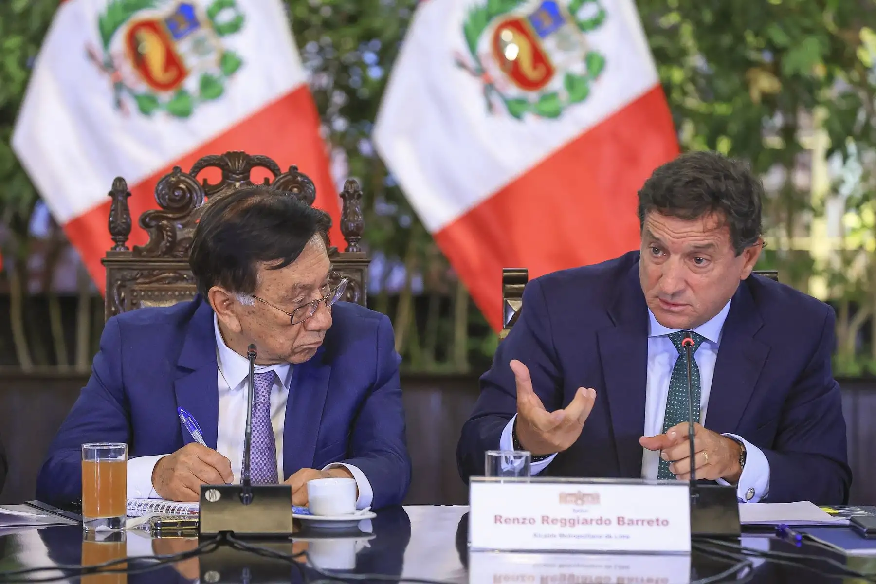 El presidente José María Balcázar lideró una reunión de trabajo con los alcaldes de Lima Metropolitana. Foto: ANDINA/ Prensa Presidencia