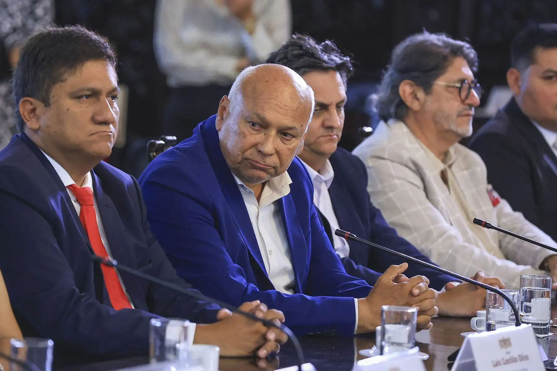 El presidente José María Balcázar lideró una reunión de trabajo con los alcaldes de Lima Metropolitana. Foto: ANDINA/ Prensa Presidencia