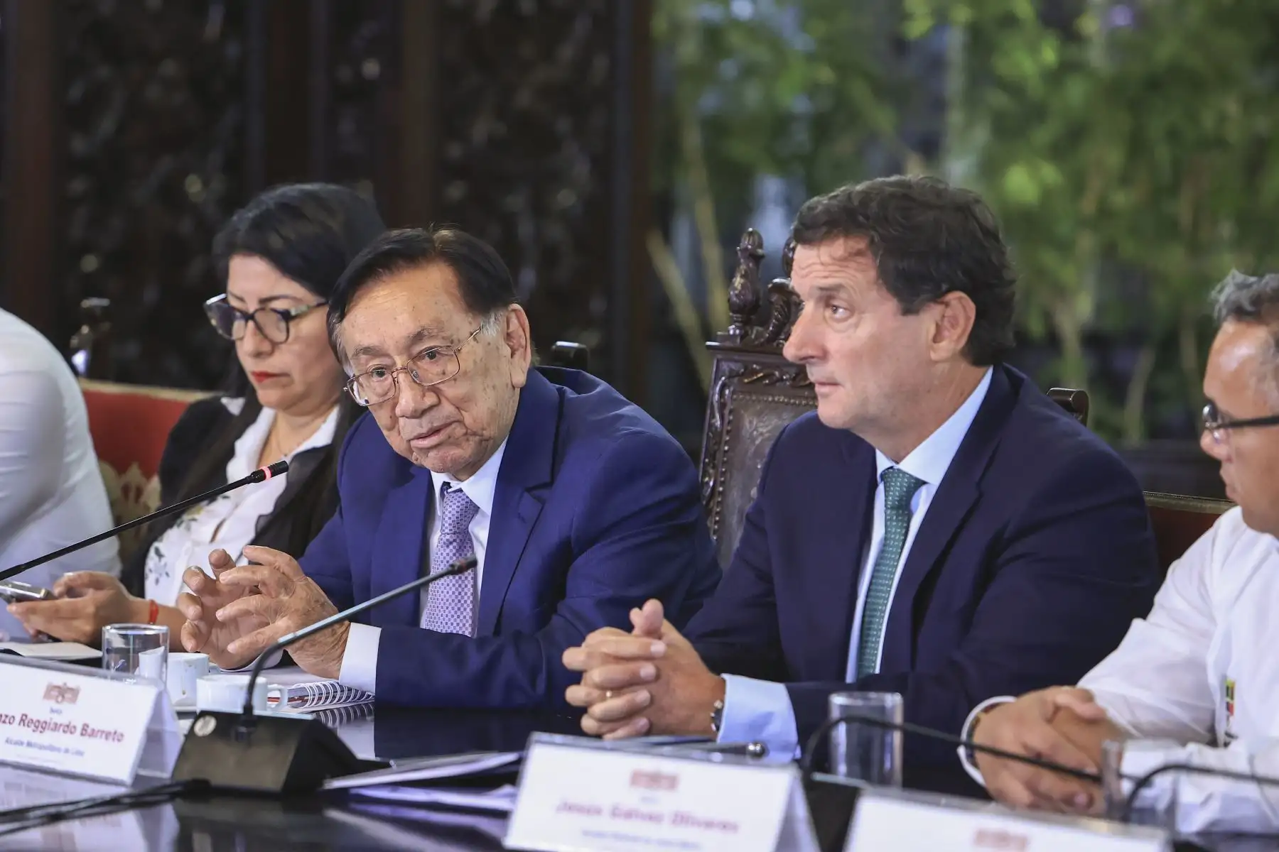 El presidente José María Balcázar lideró una reunión de trabajo con los alcaldes de Lima Metropolitana. Foto: ANDINA/ Prensa Presidencia