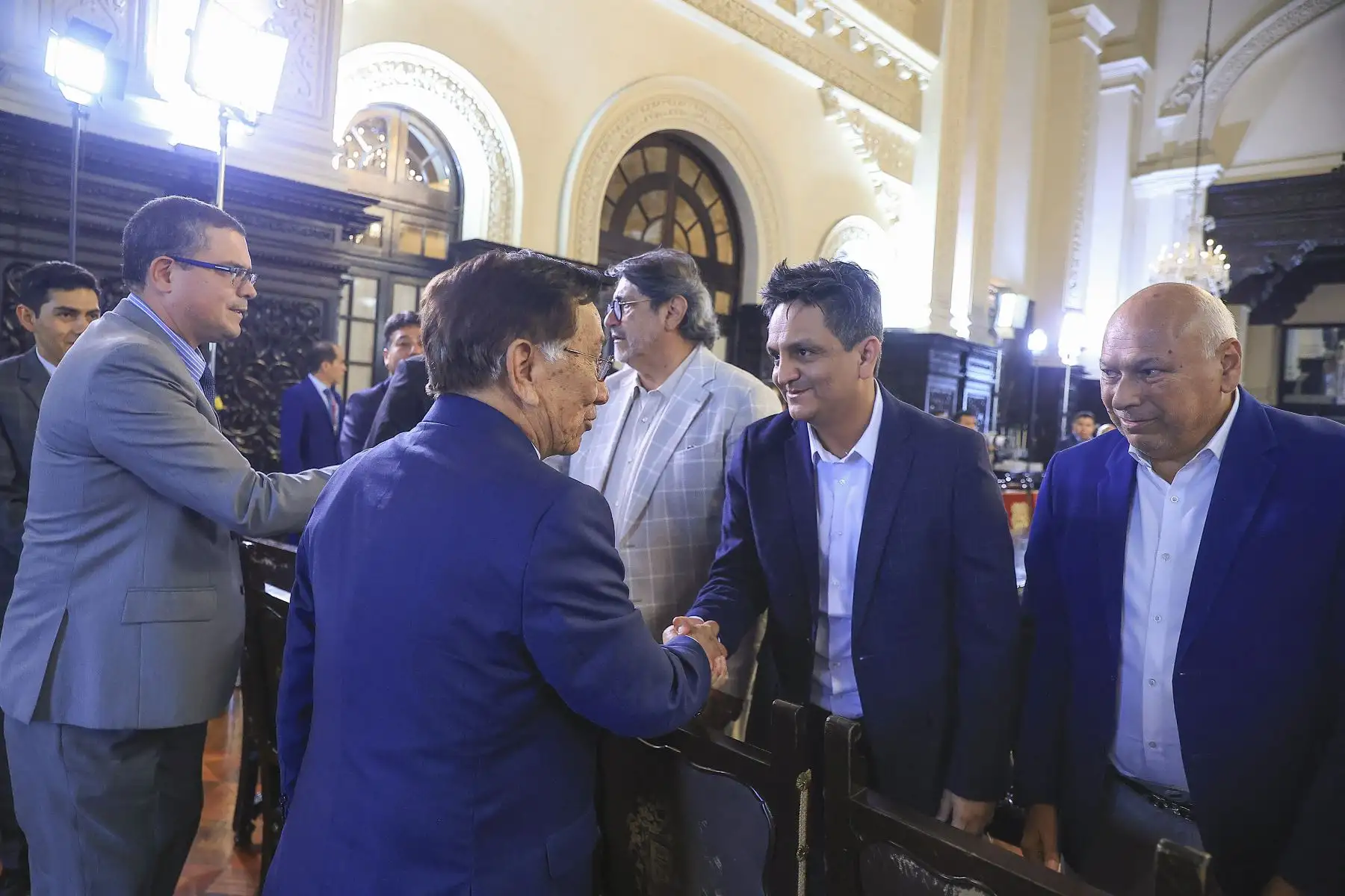 El presidente José María Balcázar lideró una reunión de trabajo con los alcaldes de Lima Metropolitana. Foto: ANDINA/ Prensa Presidencia