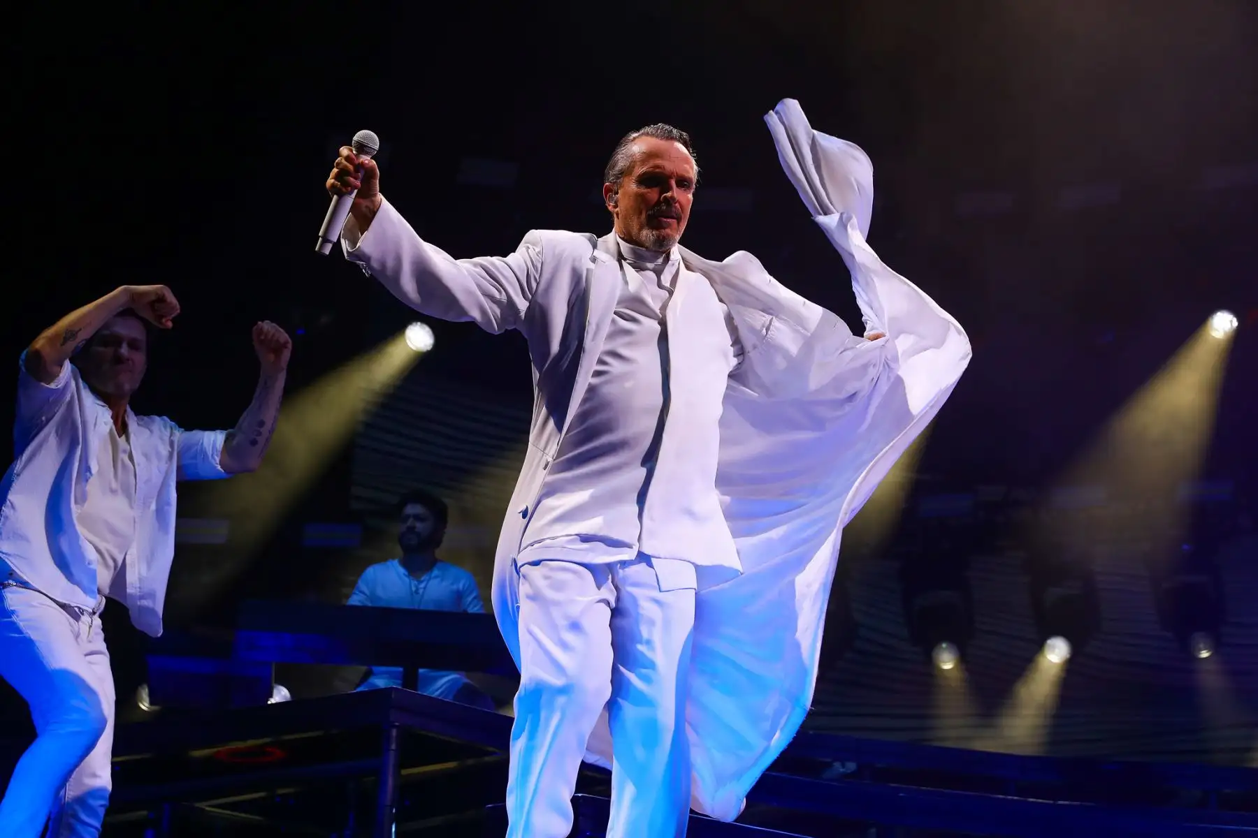 El Arena 1 de la Costa fue el punto de encuentro para una velada cargada de clásicos, luces y una producción internacional que marcó su paso por la capital. Foto: ANDINA/ Verónica Calderón Zuñiga