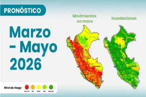 También existem 5 515 centros poblados expuestos a un riesgo muy alto ante la posible ocurrencia de inundaciones.