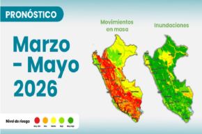 También existem 5 515 centros poblados expuestos a un riesgo muy alto ante la posible ocurrencia de inundaciones.