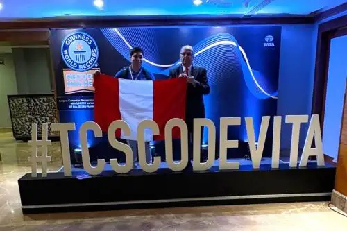 El TCS CodeVita, la competencia más grande del mundo en programación estudiantil, el estudiante peruano Jorge Sebastián Valdivia Peceros, de la Universidad Peruana de Ciencias Aplicadas (UPC), obtuvo el tercer lugar