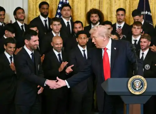 Trump reconoce a Lionel Messi y al Inter Miami en la Casa Blanca por el título de la MLS 2025