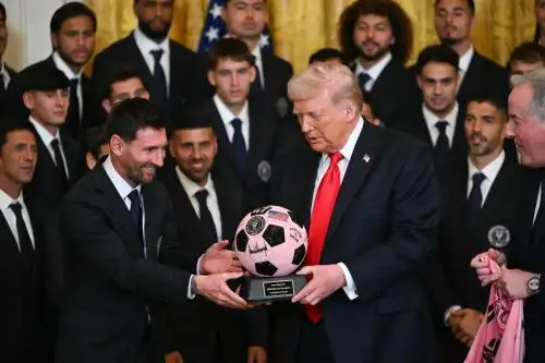 Trump reconoce a Lionel Messi y al Inter Miami en la Casa Blanca por el título de la MLS 2025