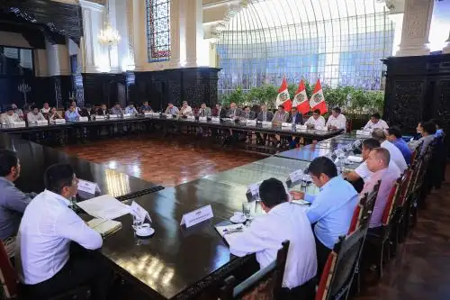 Presidente José María Balcázar se reunió con representantes de Mancomunidad de La Convención de la región de Cusco
