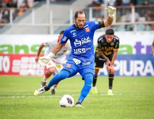 Patricio Álvarez marco el único tanto del partido de penal / Fuentes: X de Liga 1.