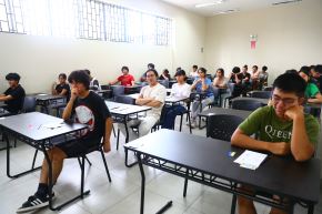 Una ruda competencia tuvieron 4656 postulantes a la carrera de Medicina Humana, quienes compitieron por 108 vacantes en la Decana de América. Foto: ANDINA/Difusión