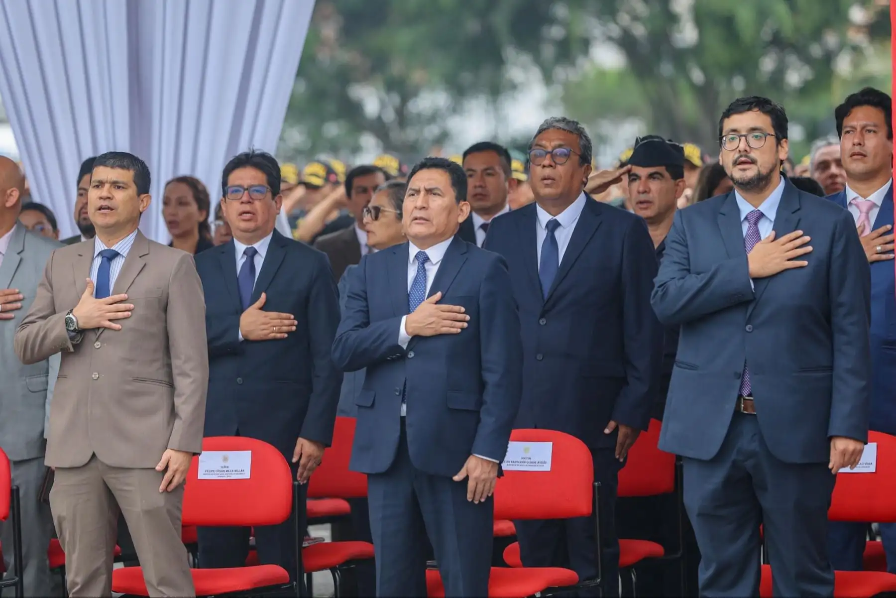 El presidente José María Balcázar participó en la promulgación del Plan Nacional de Seguridad Ciudadana y Lucha contra la Criminalidad 2026-2028. Foto: ANDINA/Prensa Presidencia
