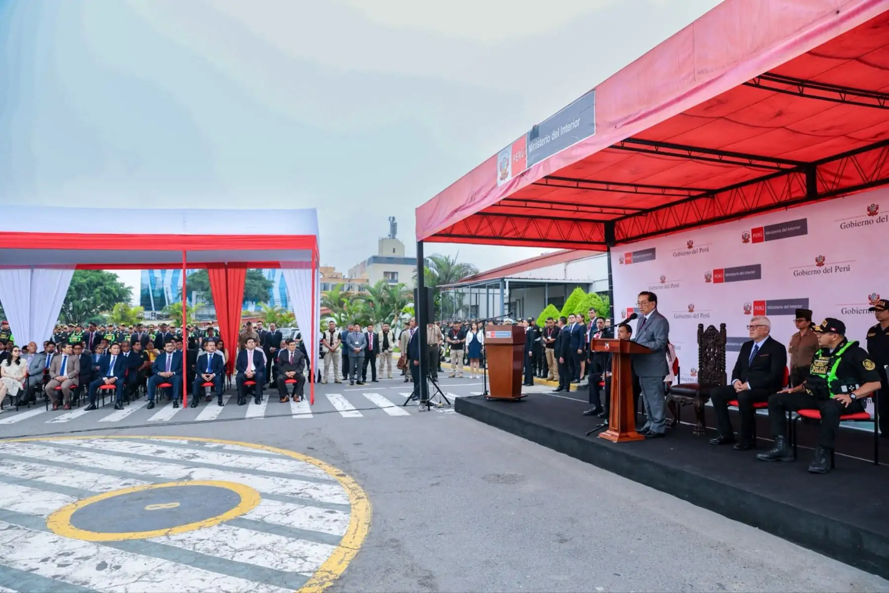 El presidente José María Balcázar participó en la promulgación del Plan Nacional de Seguridad Ciudadana y Lucha contra la Criminalidad 2026-2028. Foto: ANDINA/Prensa Presidencia