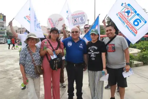 Candidato a diputado por Lima Metropolitana con el número 6 de Alianza para el Progreso, Miguel Vallejos