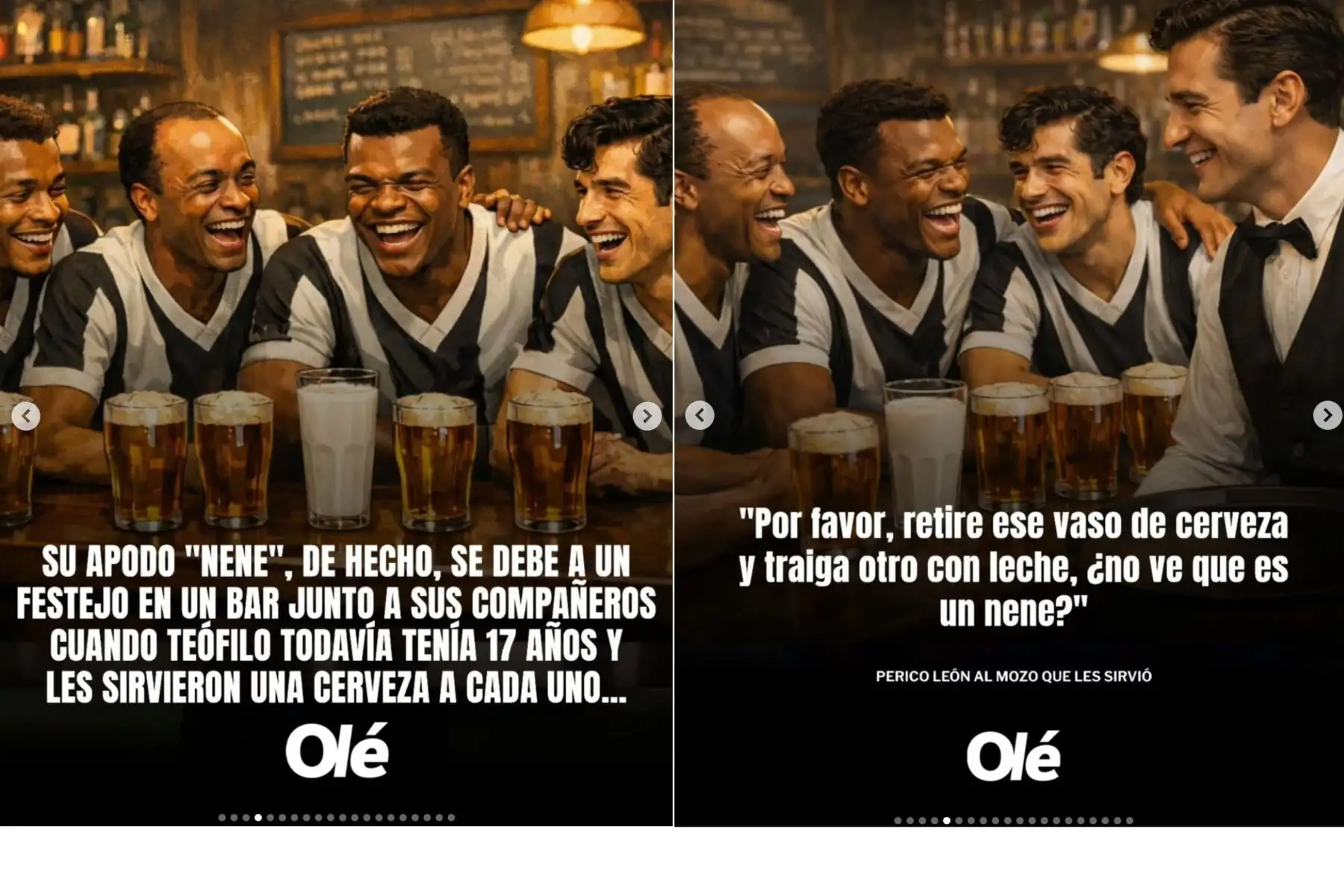El diario argentino Olé destacó la trayectoria del exfutbolista peruano Teófilo Cubillas, quien cumplió 77 años y es considerado uno de los grandes referentes del fútbol sudamericano. En una publicación difundida en redes sociales, el medio lo calificó como “Nene Inca” y recordó elogios históricos que lo señalaban como sucesor de Pelé, además de resaltar su elegancia en el juego, precisión en tiros libres y su aporte goleador en mundiales. Foto: Composición con capturas de pantalla