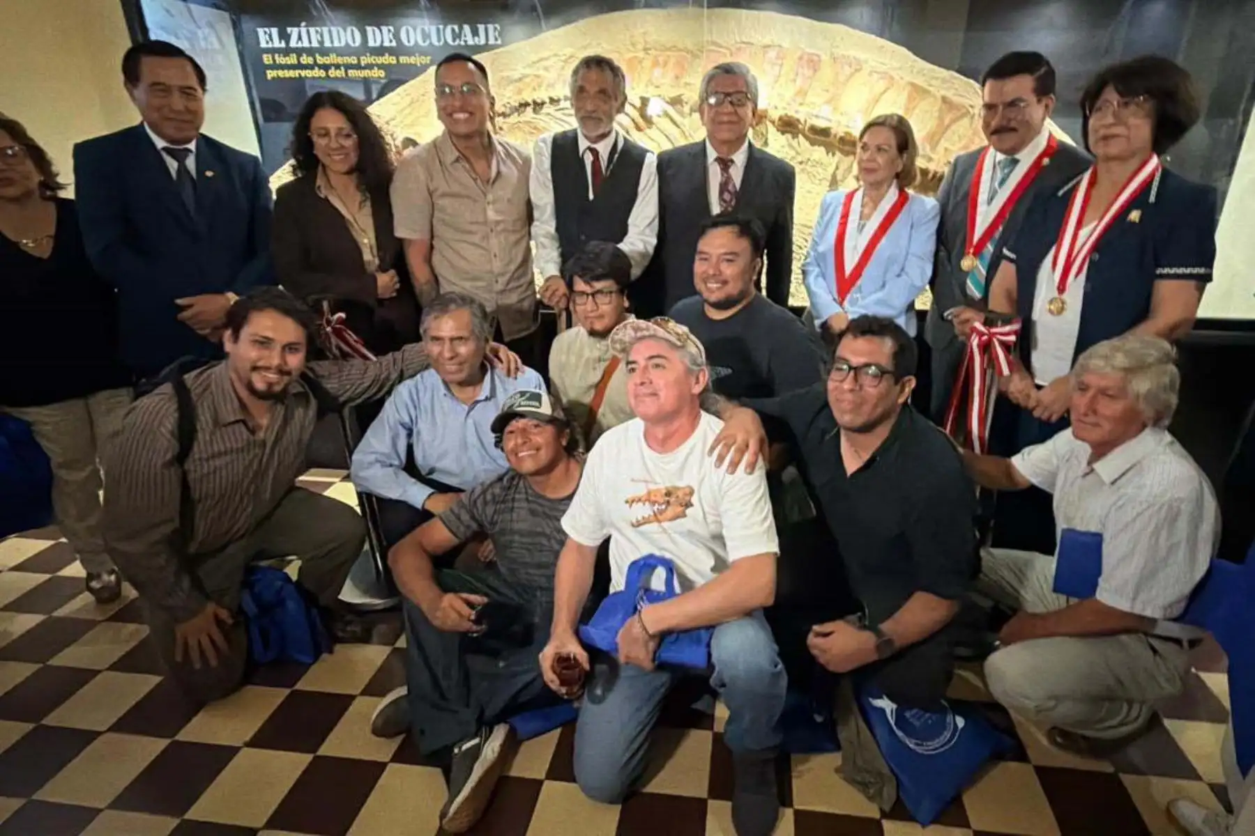 El fósil forma parte de la colección científica del Museo de Historia Natural de la Universidad Nacional Mayor de San Marcos. Fotos: MHN