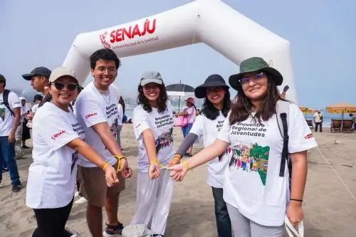La jornada en Agua Dulce marcó la bienvenida oficial al Programa de Voluntariado Juvenil Edición 2026. Foto: SENAJU/Difusión