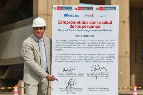 Ministro de Trabajo y Promoción del Empleo, Óscar Fernández Cáceres, ANDINA / Difusión.