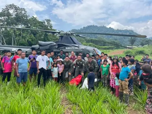 Una brigada de salud de Amazonas brindó atención médica a los pobladores de la comunidad nativa de Muwain, ubicada en el distrito de Río Santiago, provincia de Condorcanqui, con el objetivo de acercar los servicios de salud a esta zona de difícil acceso.