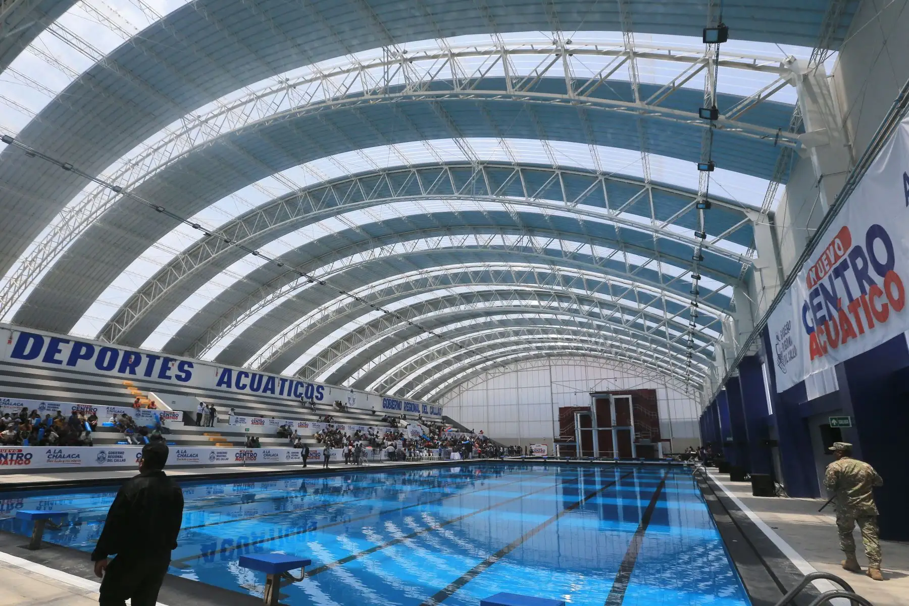 El lugar cuenta con cuatro piscinas renovadas, entre otras mejoras, que se ofrecerán en principio a un costo social.Foto: ANDINA/Héctor Vinces