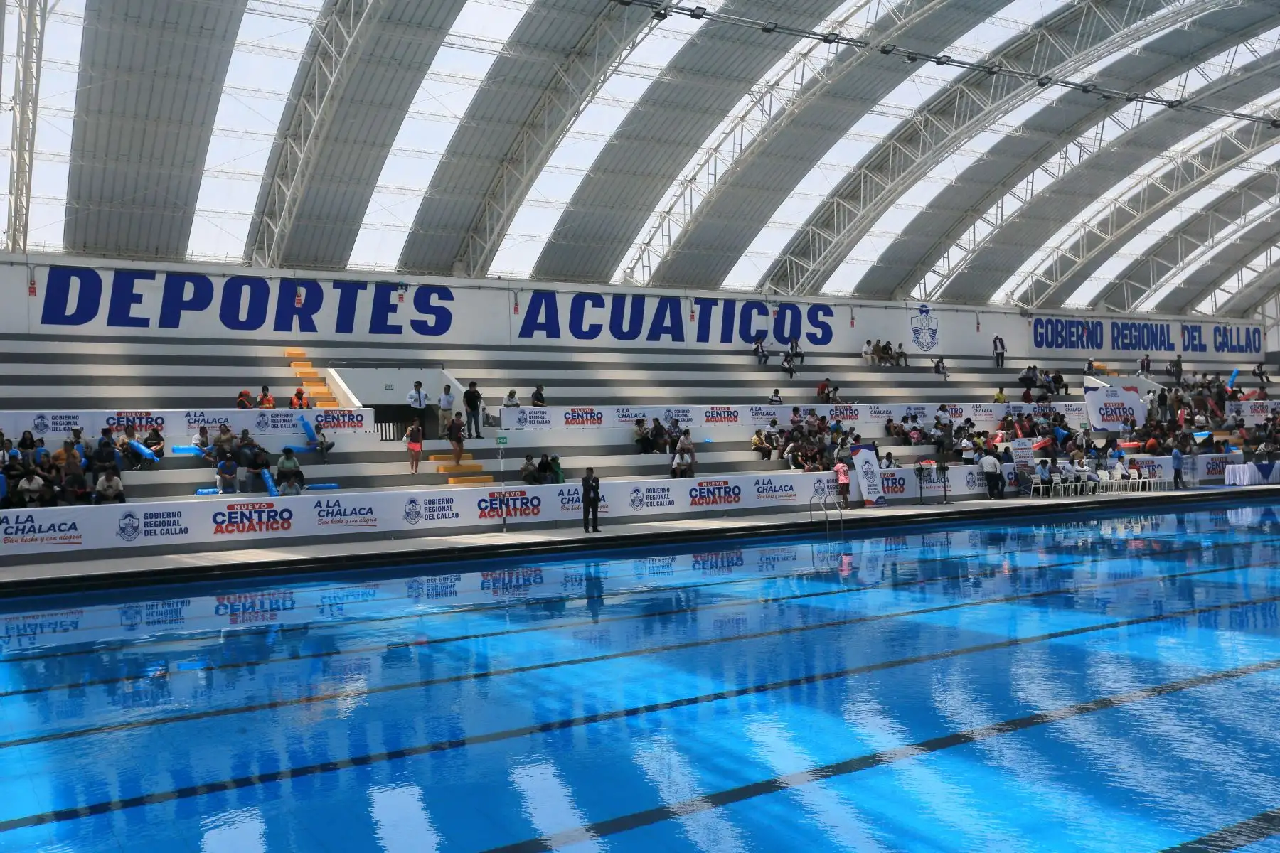 Esta obra fue hecha para promover las actividades físicas y una vida más saludable para los chalacos. Foto: ANDINA/Héctor Vinces