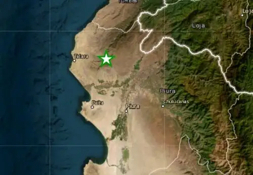 Un temblor de magnitud 3.6, con una profundidad de 28 kilómetros, se registró en las primeras horas de hoy miércoles 11 de marzo en la región Piura.