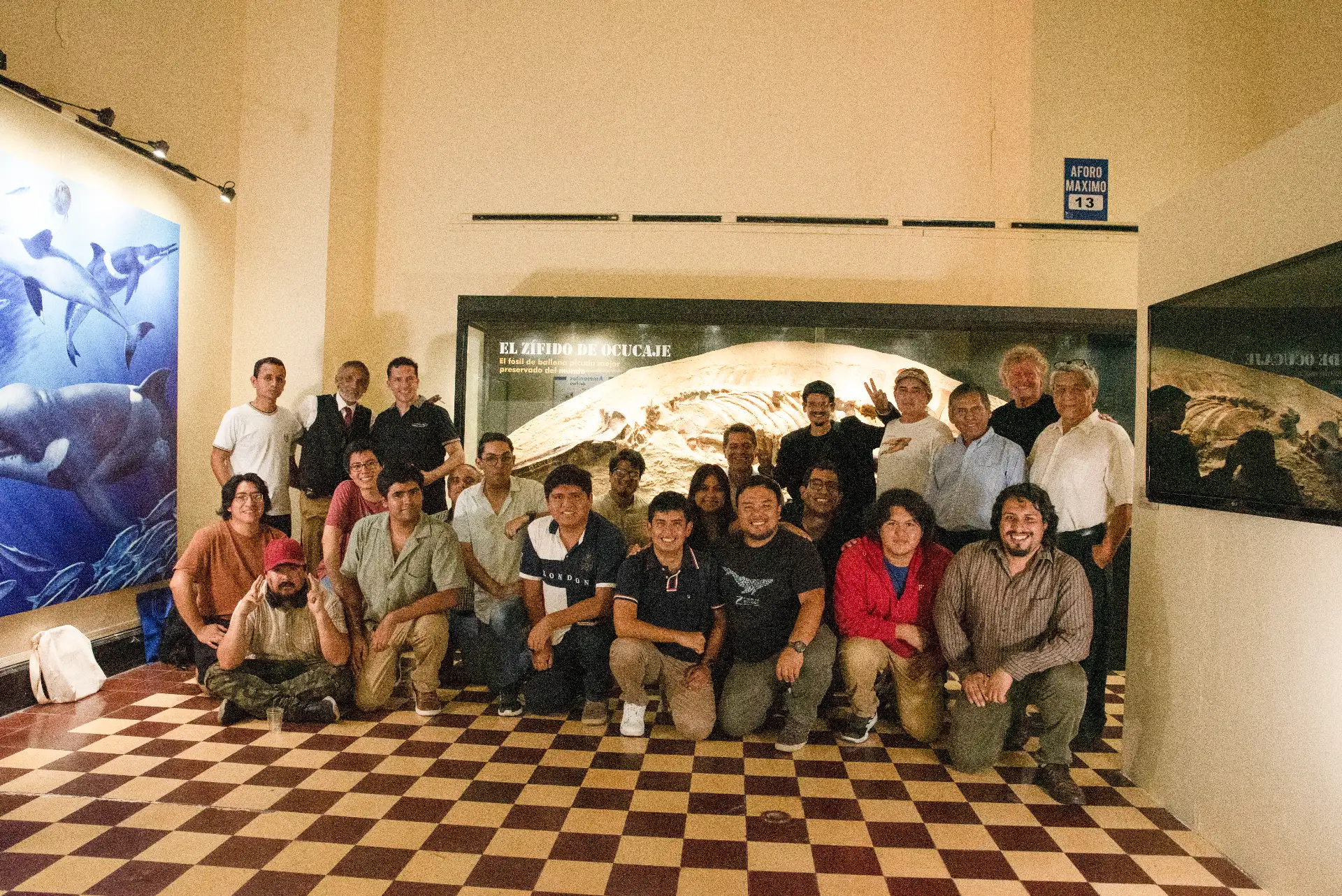 El Museo de Historia Natural de la Universidad Nacional Mayor de San Marcos presenta la exposición “El zífido de Ocucaje”, el fósil de una ballena picuda mejor conservado del mundo. Fotos: Rafael Varas-Malca/DPV MHN