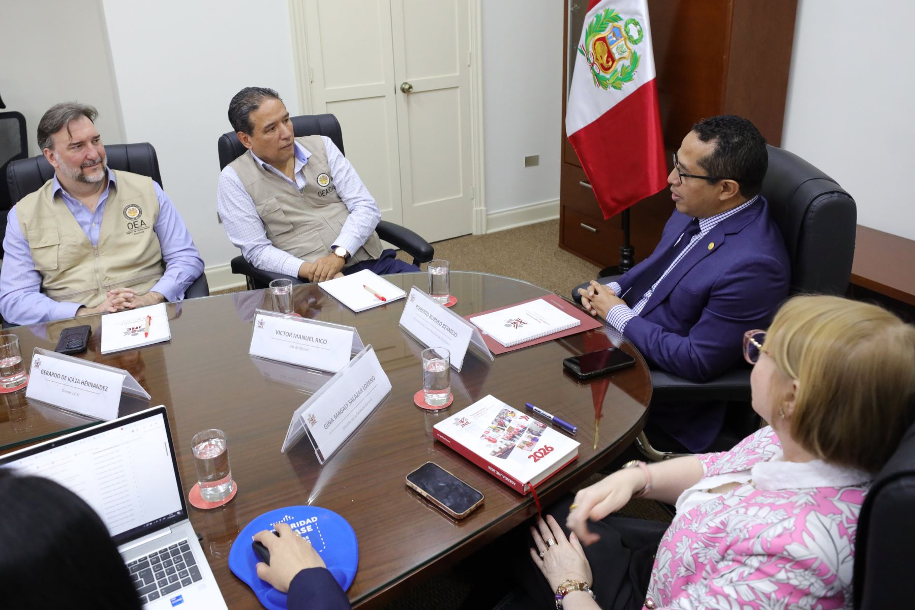 Peru's 2026 Elections: OAS Observation Mission meets with electoral bodies' heads