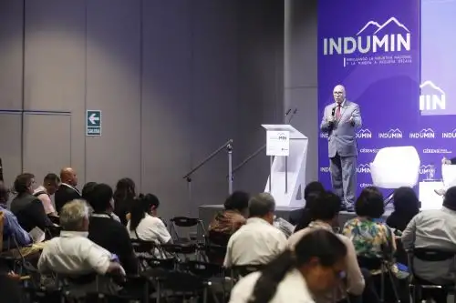 Feria Indumin 2026 en el Centro de Exposiciones del Jockey Plaza. ANDINA/Eddy Ramos