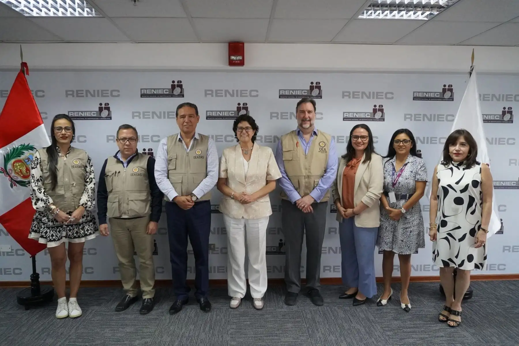 Peru 2026 Elections: OAS mission holds talks with Reniec and Transparencia representatives