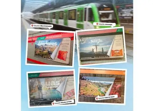 Gobierno Regional de Ayacucho lanza campaña turística en Línea 1 del Metro de Lima con miras a la Semana Santa 2026 y promover la llegada de visitantes durante el feriado largo. ANDINA/Difusión