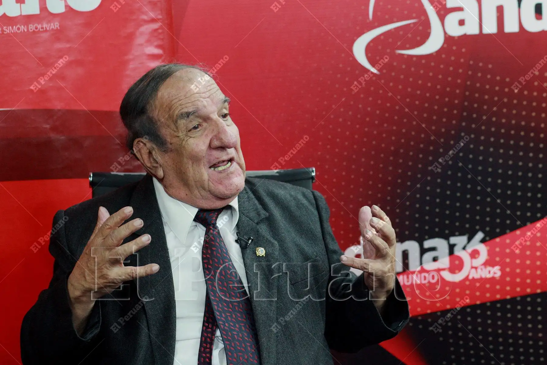 Lima - 15 diciembre 2017 /  Jorge Núñez del Prado, fundador de la famosa agrupación musical Los Campesinos, considerado hijo ilustre de Paucartambo, en Andina Canal Online Foto: Diario Oficial El Peruano / Dante Zegarra