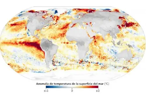 La NOAA anuncia un evento El Niño para los próximos meses.
