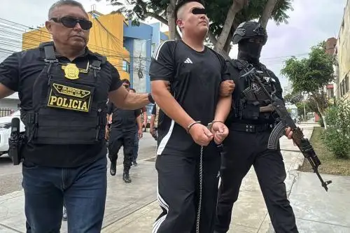 La Policía Nacional capturó a Stiven Fabián Minchola Rosarío de 22 años, conocido como El Zurdo, habría participado en el atentado contra la discoteca Dalí. Foto: Cortesía Luis Puell