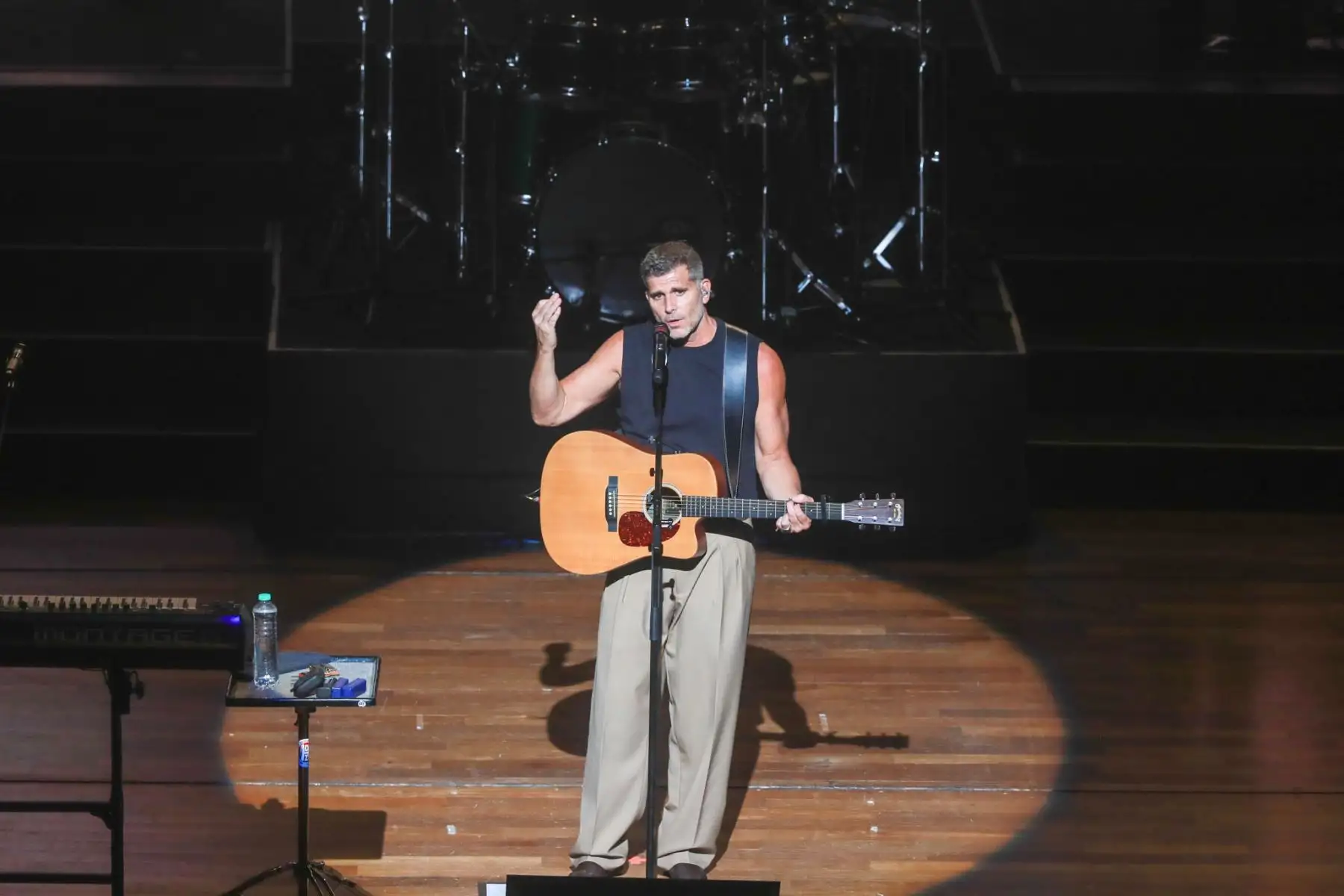 La presentación en Lima marcó el inicio de la gira “Así Es El Tour”, con la que Christian Meier retoma los escenarios para compartir nuevas canciones y éxitos de su repertorio. Foto: ANDINA/Verónica Calderón.