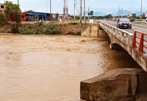 El distrito lambayecano de Íllimo se declara en alerta ante el incremento del caudal del río La Leche que podría causar daños en poblaciones ribereñas de esa jurisdicción. ANDINA/Difusión