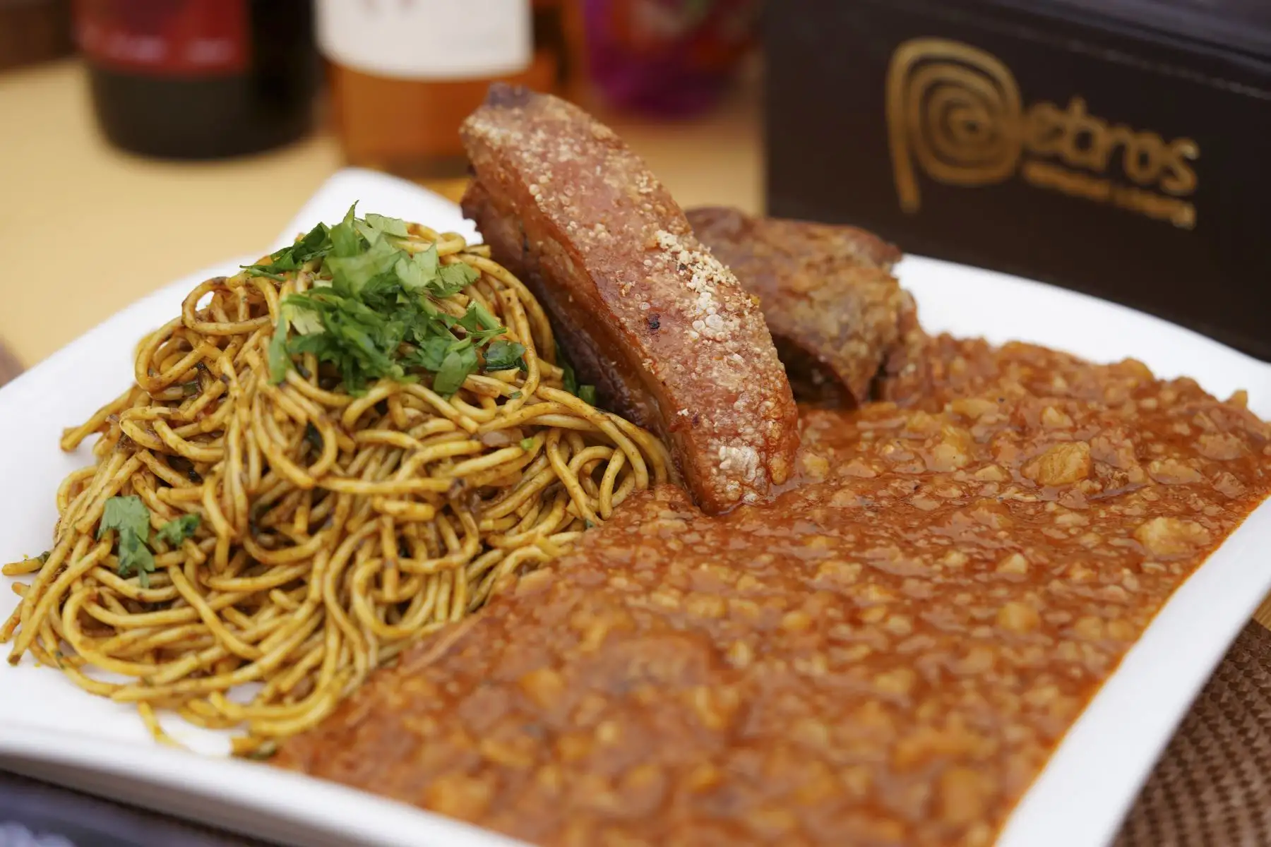 En Ica pueden disfrutar de la deliciosa carapulcra con sopa seca. Foto: Genry Bautista