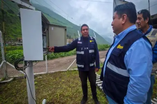 El presidente ejecutivo del Senamhi encabezó una visita técnica a las estaciones de Matucana y San Mateo, en Huarochirí, donde constató el funcionamiento de los equipos de medición. Foto: ANDINA/Difusión