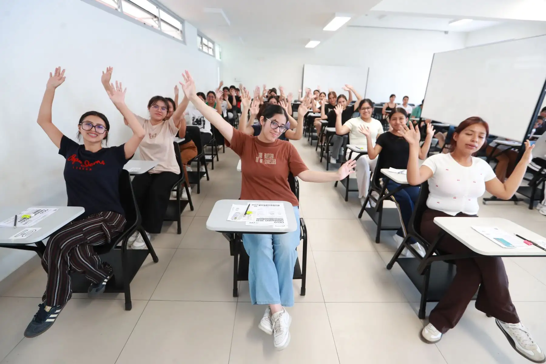 San Marcos desarrolla hoy tercera jornada de admisión para Ciencias de la Salud. Foto: ANDINA / Verónica Calderón 