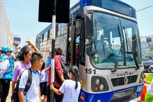 Escolares podrán hacer uso del servicio especial “Cole Bus” en el Rímac. Foto: ANDINA/Difusión
