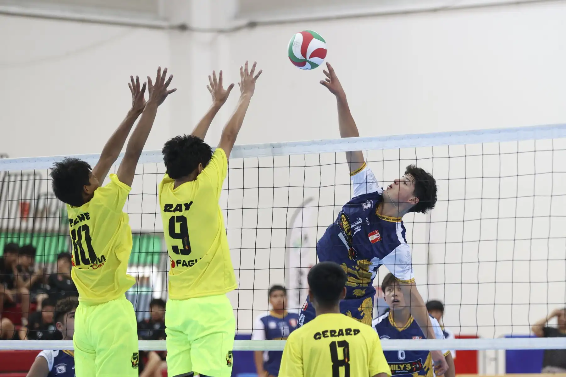 El campeonato masculino de vóley Sub 15 entra en su etapa decisiva tras disputarse las semifinales del torneo, en las que se enfrentaron los equipos de Huancayo y San Sebastián, Cajamarca y Ventanilla, así como San Isidro y Paucarpata. Los encuentros definieron a los equipos que avanzarán a la fase final de la competencia, en una jornada marcada por el entusiasmo de los jóvenes deportistas y el alto nivel mostrado en la cancha. Foto: ANDINA/Jhonel Rodríguez Robles