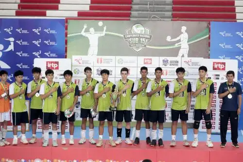 San Isidro se proclama campeón del campeonato masculino  de voley sub 15
