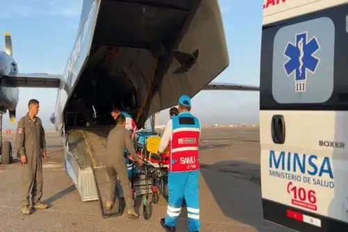 Heridos del accidente en Huaytará serán trasladados a Lima por el Minsa mediante un equipo del SAMU y con el apoyo del Ejército Peruano. Foto: ANDINA/Difusión