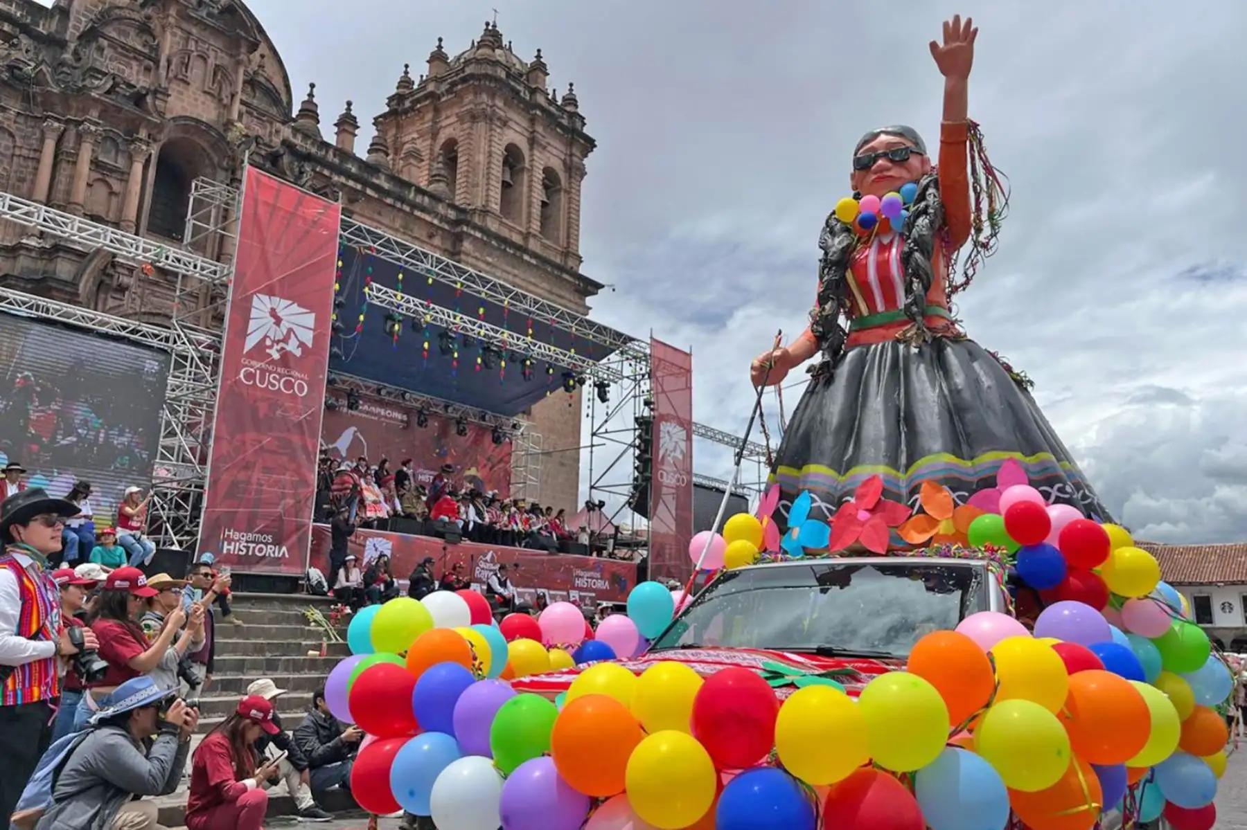 El cierre de fiesta, fue un derroche de alegría e identidad, como en los últimos años cuando se decidió el "Qhaswa" como un "Raymi" más reivindicativo. Foto: ANDINA/Percy Hurtado Santillán